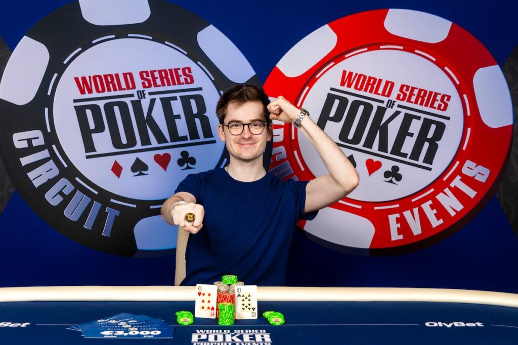 Rasmus Lundström during the 2024 WSOP Circuit Tallinn. Photo: Elena Kask