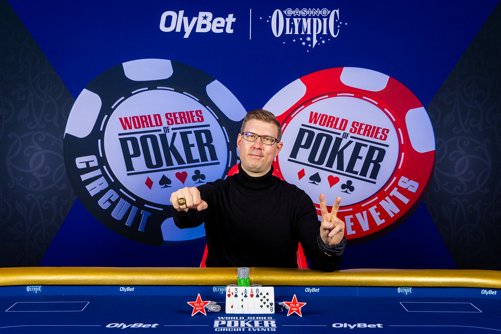 Riku Koivurinne during the 2024 WSOP Circuit Tallinn. Photo: Elena Kask