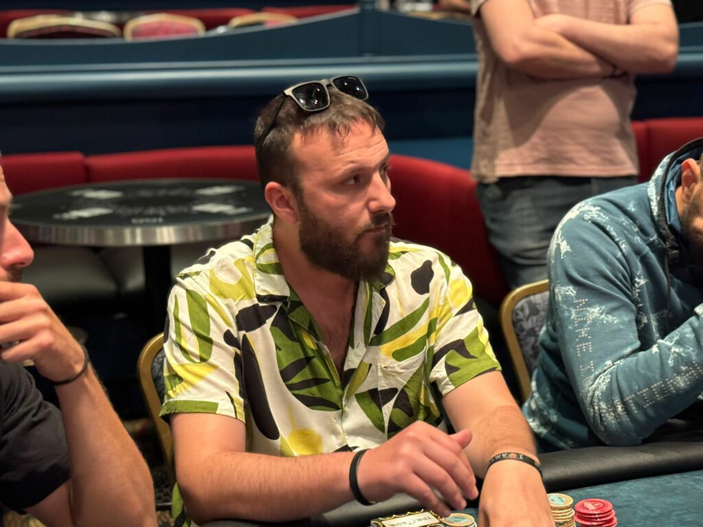 2025-greek-poker-odyssea-250-pko-nikolaos-valtatzis-2 Nikolaos Valtatzis at the €250 PKO final table during the 2025 Greek Poker Odyssea. Photo: Jason Glatzer