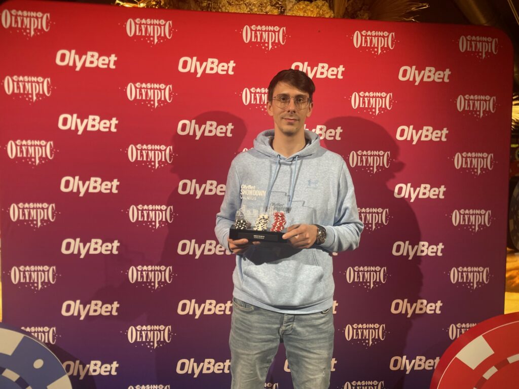Rokas Asipauskas won the €2,200 High Roller during the 2025 OlyBet Showdown Vilnius.