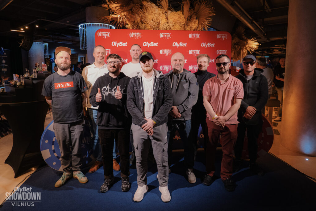 Final Table of the €1,100 Main Event during the 2025 OlyBet Showdown Vilnius
