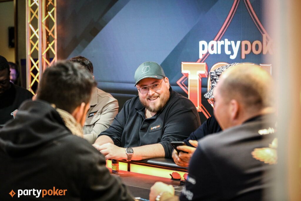 Jaime Staples during the 2025 PartyPoker Tour London.