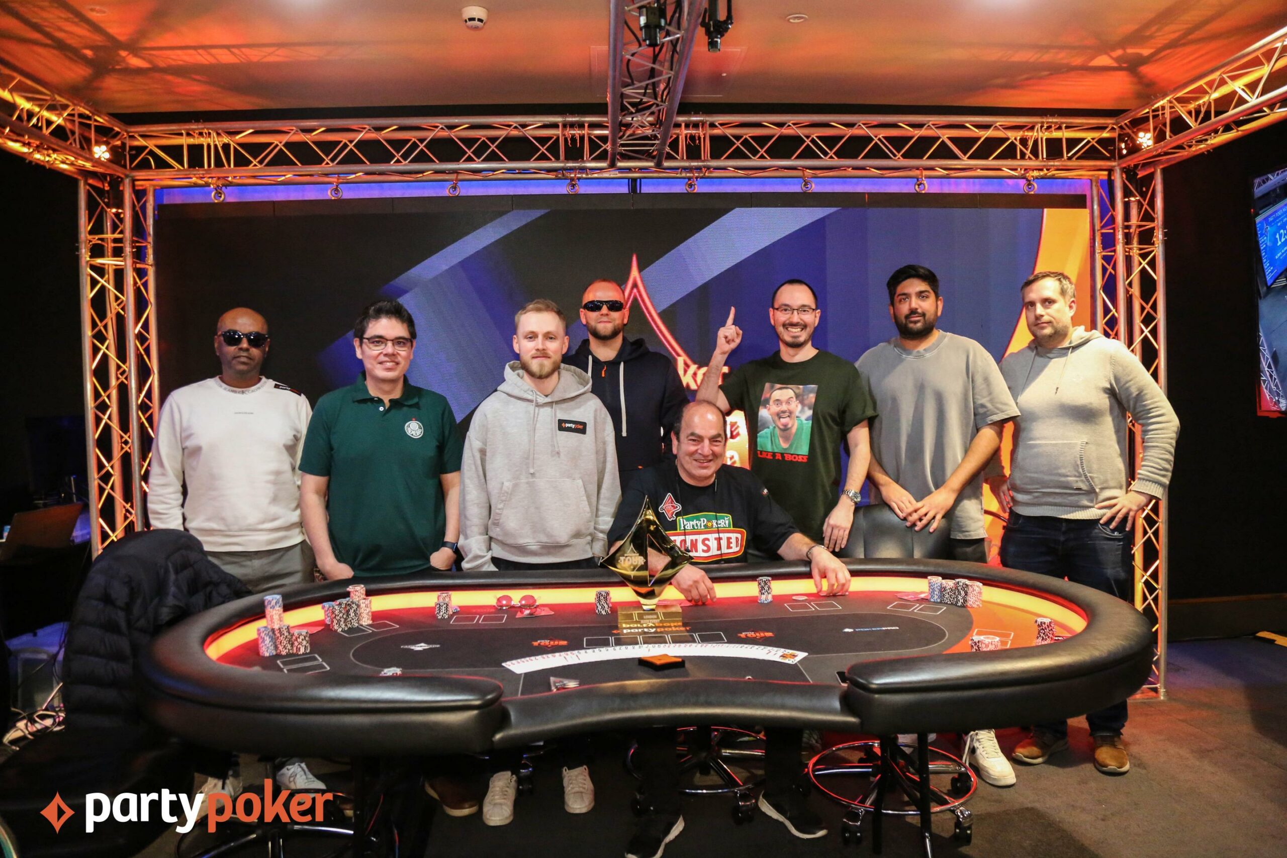 The Final Table of the £500 Main Event.
