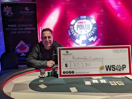 Romualdo Cusano Pips Mehdi Saeed for Freezeout Ring