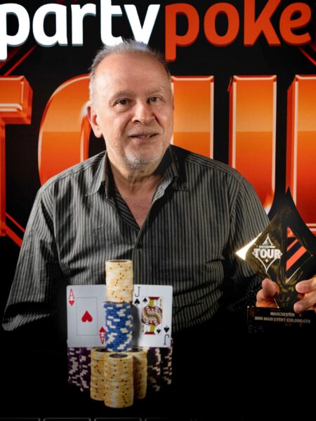 Anwar Kanj Wins the £150 Mini Main Event during the 2026 PartyPoker Tour Manchester