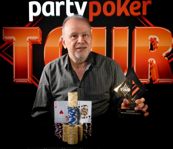 Anwar Kanj Wins the £150 Mini Main Event during the 2026 PartyPoker Tour Manchester