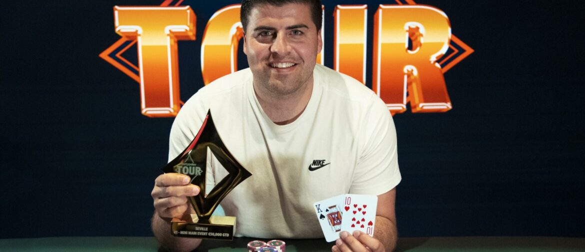 2026 PartyPoker Tour Seville Day 4: Juan Anguas Wins €150 Mini Main Event; Gloreiou Claims €500 Main Event Day 1a Chip Lead