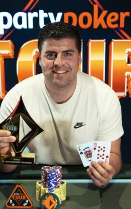 2026 PartyPoker Tour Seville Day 4: Juan Anguas Wins €150 Mini Main Event; Gloreiou Claims €500 Main Event Day 1a Chip Lead