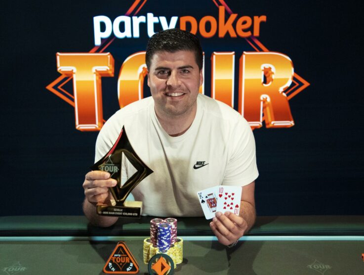 2026 PartyPoker Tour Seville Day 4: Juan Anguas Wins €150 Mini Main Event; Gloreiou Claims €500 Main Event Day 1a Chip Lead