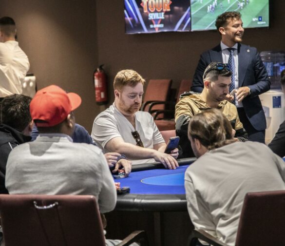 2026 PartyPoker Tour Seville Day 1: Peggy “Pocket Peg” Crawford Secures €150 Mini Main Event Day 1a Chip Lead