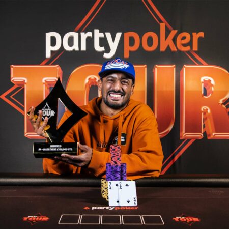 Siddharth Sudunagunta Claims £500 Main Event Win in First 2026 PartyPoker Tour Stop