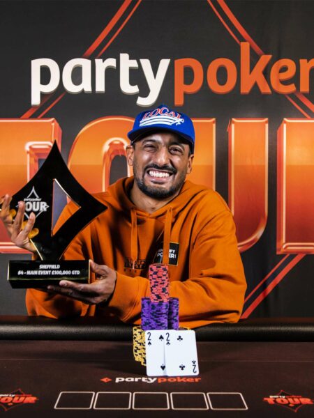 Siddharth Sudunagunta Claims £500 Main Event Win in First 2026 PartyPoker Tour Stop