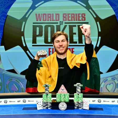 Marius Kudzmanas Wins Record-Breaking WSOP Europe Main Event in Prague