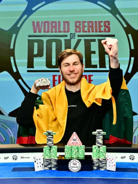 Marius Kudzmanas Wins Record-Breaking WSOP Europe Main Event in Prague