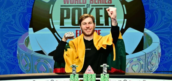 Marius Kudzmanas Wins Record-Breaking WSOP Europe Main Event in Prague