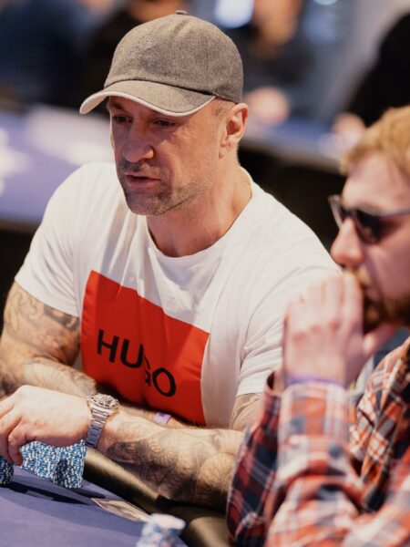 Algirdas Saveikis Leads OlyBet Showdown Vilnius Ace Breaker €555 NLH Final Table