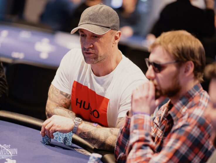 Algirdas Saveikis Leads OlyBet Showdown Vilnius Ace Breaker €555 NLH Final Table