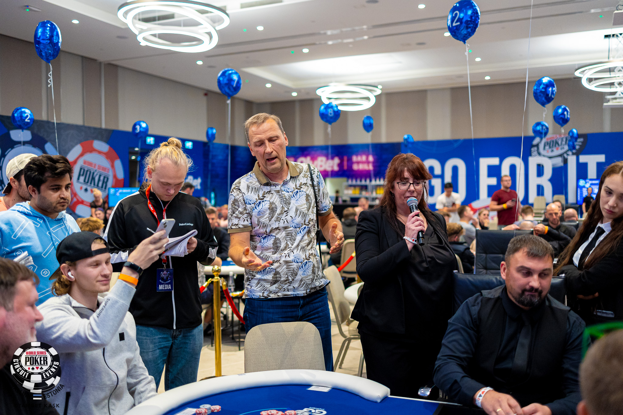 Kaspars Renga at the 2024 WSOP Circuit Tallinn Main Event