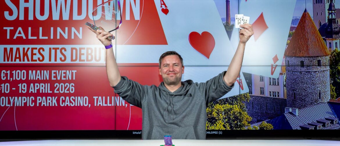 Andreas Backlund Wins 2026 OlyBet Showdown Tallinn €1,100 Main Event (€37,848)