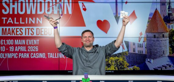 Andreas Backlund Wins 2026 OlyBet Showdown Tallinn €1,100 Main Event (€37,848)