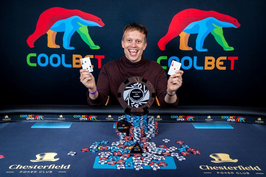 Anders Bjorkheim Coolbet Open 2024 Main Event Winner