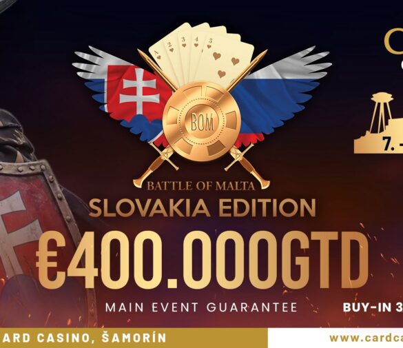 Battle of Malta Makes Its Slovakia Debut at Card Casino Šamorín