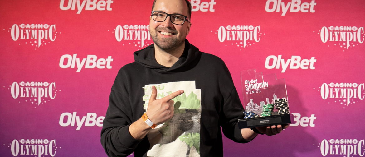 Jurgis Beinoras Crowned 2026 OlyBet Showdown Vilnius €1,100 Main Event Champion