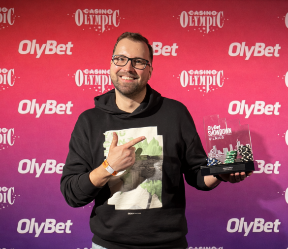 Jurgis Beinoras Crowned 2026 OlyBet Showdown Vilnius €1,100 Main Event Champion