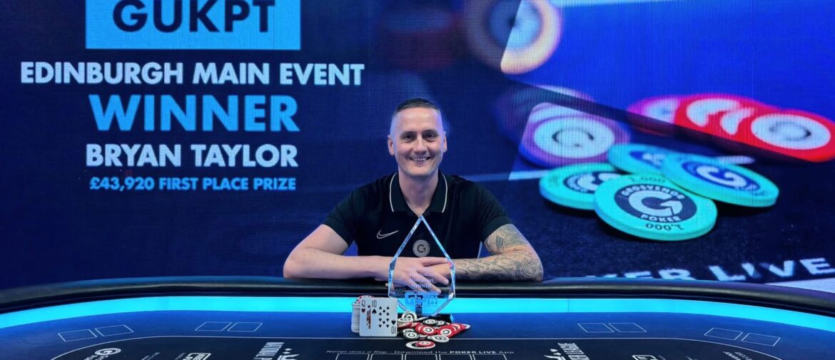 Bryan Taylor is the GUKPT Edinburgh Champion