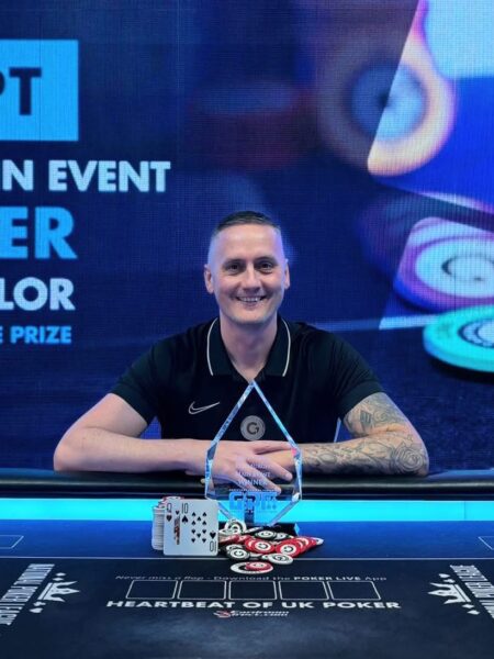 Bryan Taylor is the GUKPT Edinburgh Champion