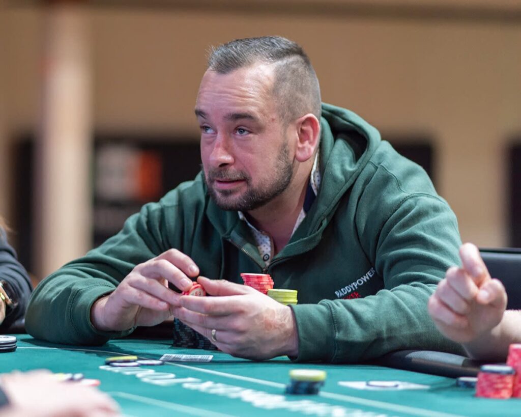 John Ward at the Killarney Poker Festival, photo by Jerry Fitzgerald, courtesy of Irish Poker Tour