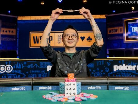 2025 WSOP: Wang Wins $3,000 NLH Bracelet