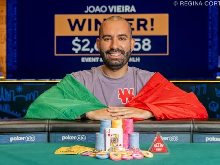 Joao Vieira Comes on Top in Event #38: $100,000 High Roller to Win $2,649,158