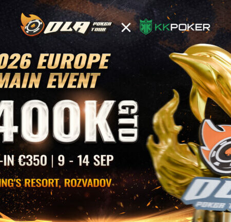 OLA Poker Tour Rozvadov 2026 Boasts €400K Main Event with $3 KKPoker Satellites