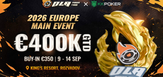 OLA Poker Tour Rozvadov 2026 Boasts €400K Main Event with $3 KKPoker Satellites
