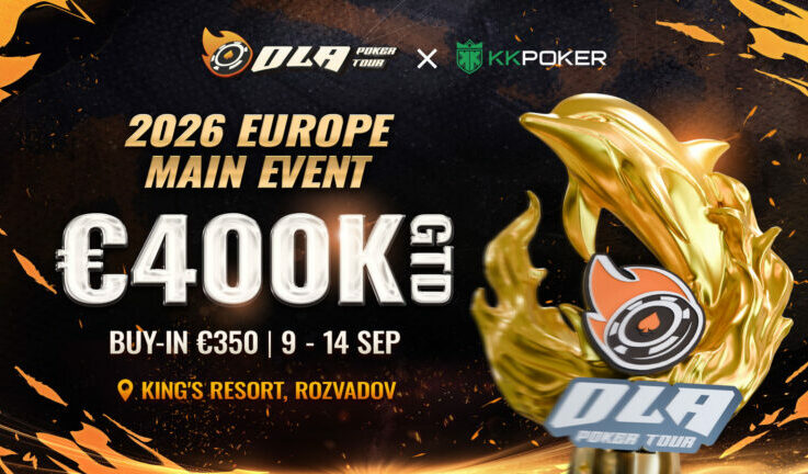 OLA Poker Tour Rozvadov 2026 Boasts €400K Main Event with $3 KKPoker Satellites