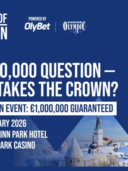 OlyBet Announced Record 74-Event 2026 Kings of Tallinn Schedule (Feb. 5-15)