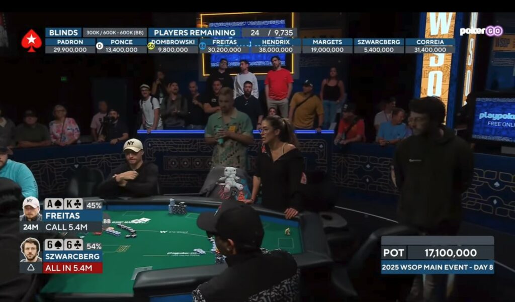 Joey Padron Small 3-Bet Invites Freitas Shove