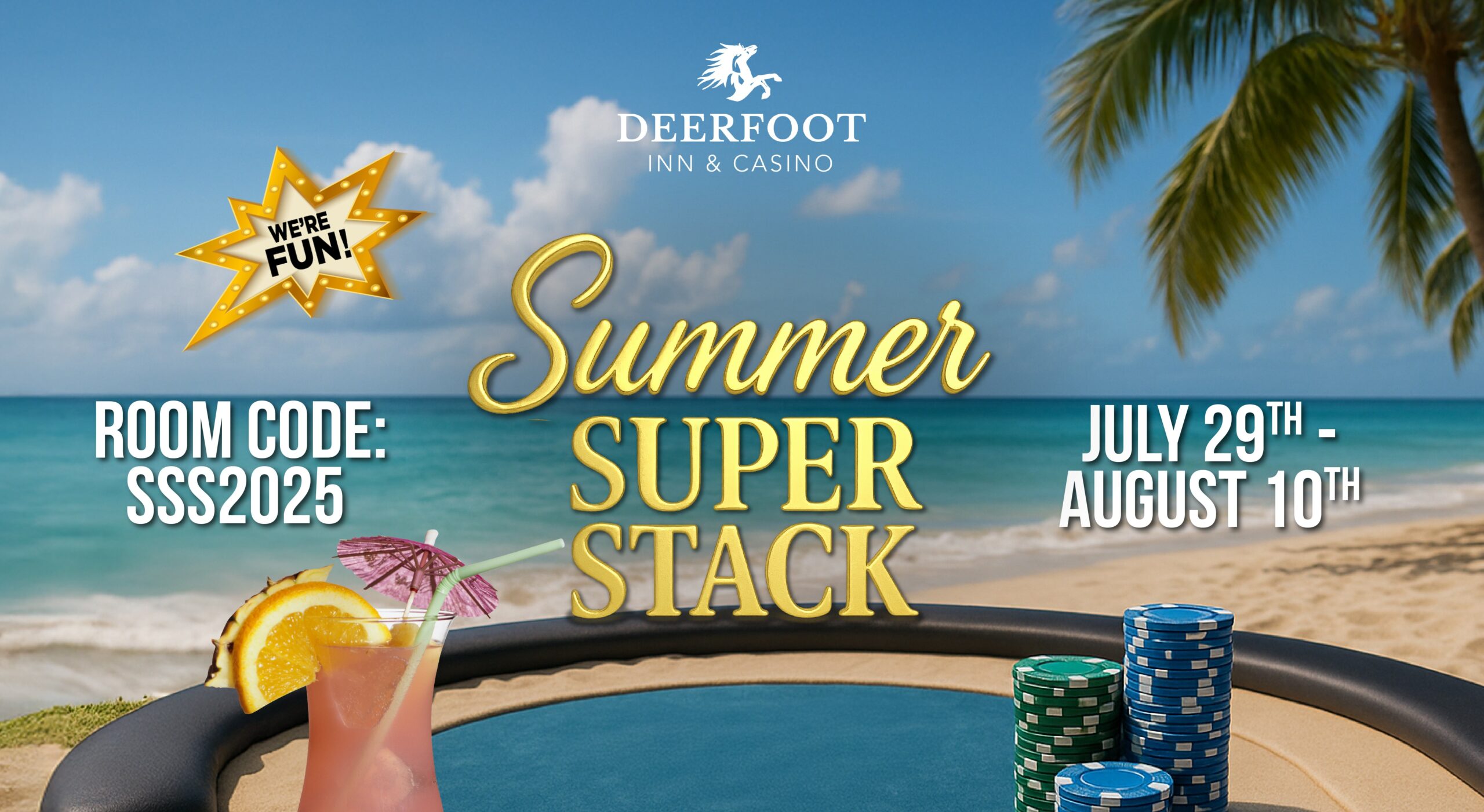 Deerfoot Summer Super Stack 2025 Banner
