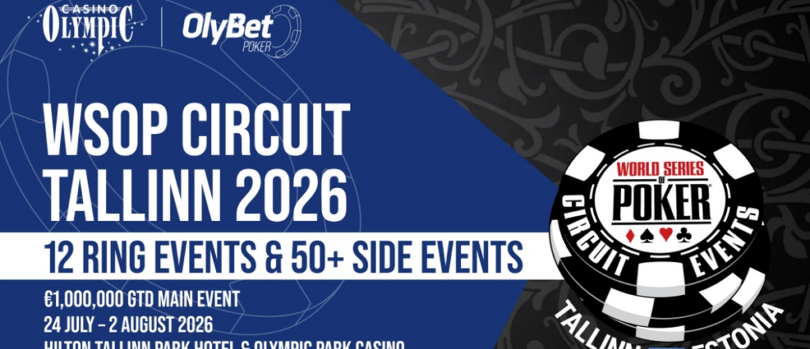 The 2026 WSOP Circuit Tallinn Schedule Features 12 Ring Events
