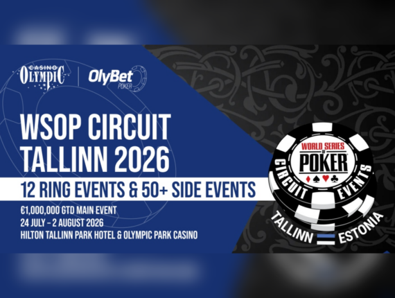 The 2026 WSOP Circuit Tallinn Schedule Features 12 Ring Events