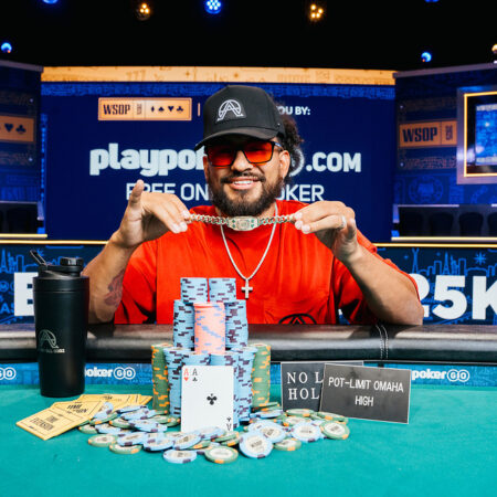 2025 WSOP: Lou Garza Wins Second Bracelet in $25k High Roller PLO/NLH