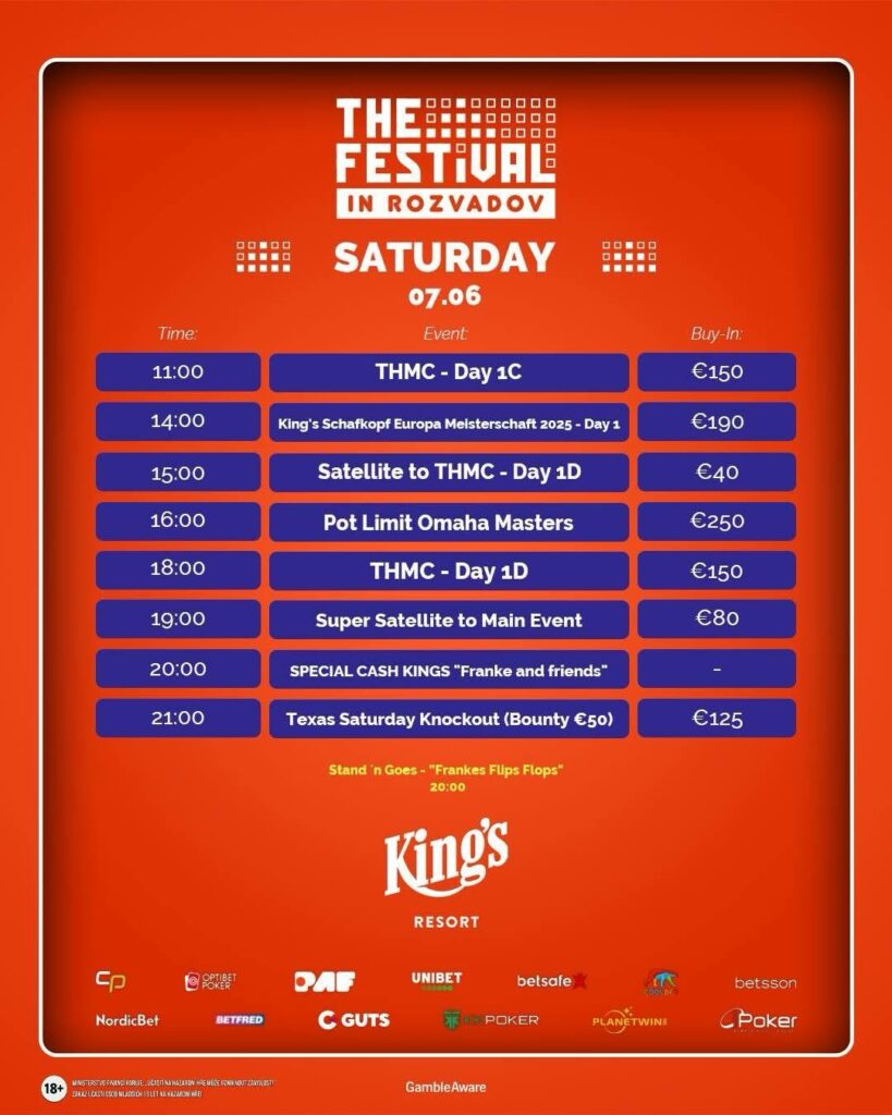 The Festival Rozvadov June 7 Schedule