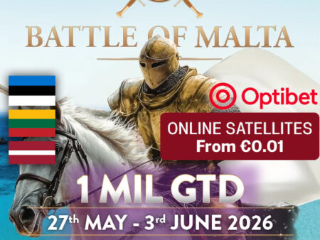 Compete for a €1,500 Battle of Malta Package this Sunday on Optibet for a Mere €0.01