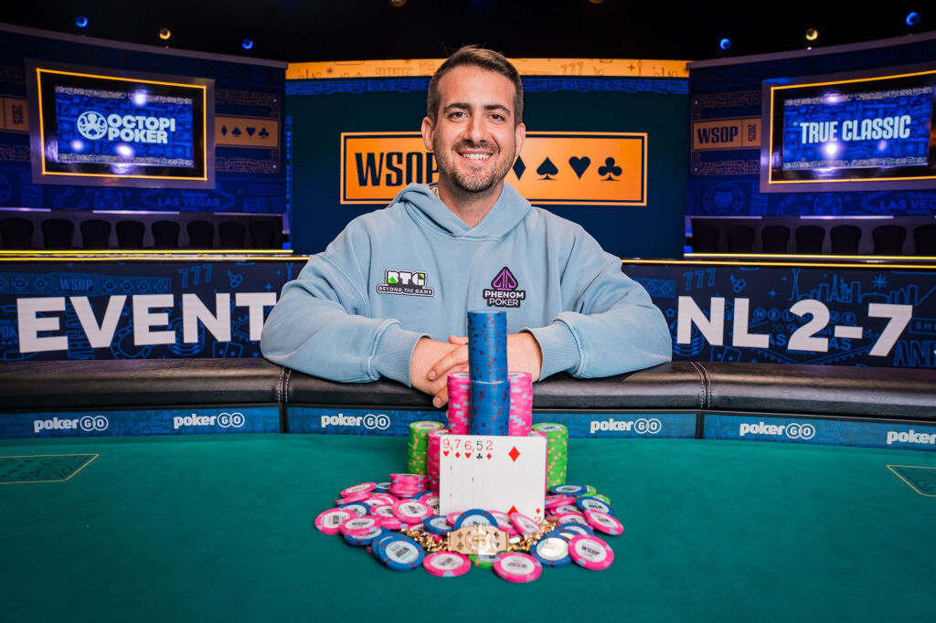 Brad Ruben 2025 WSOP Event 12: $1,500 No-Limit 2-7 Lowball Draw Bracelet Winner