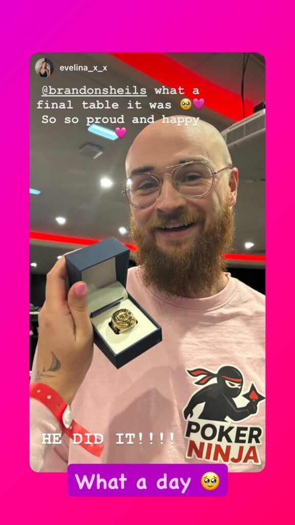 Brandon Sheils 2025 WSOP Circuit Nottingham Dusk Till Dawn