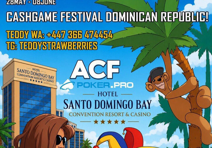ACF, teddy.poker, and poker.pro Head to the Caribbean with Dominican Republic Cash Game Festival