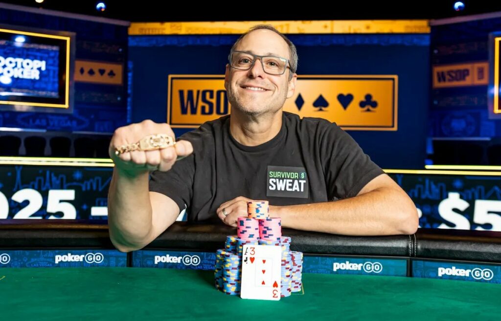David ODB Baker 2025 WSOP  	Event #40: $5,000 Seniors High Roller Bracelet Winner