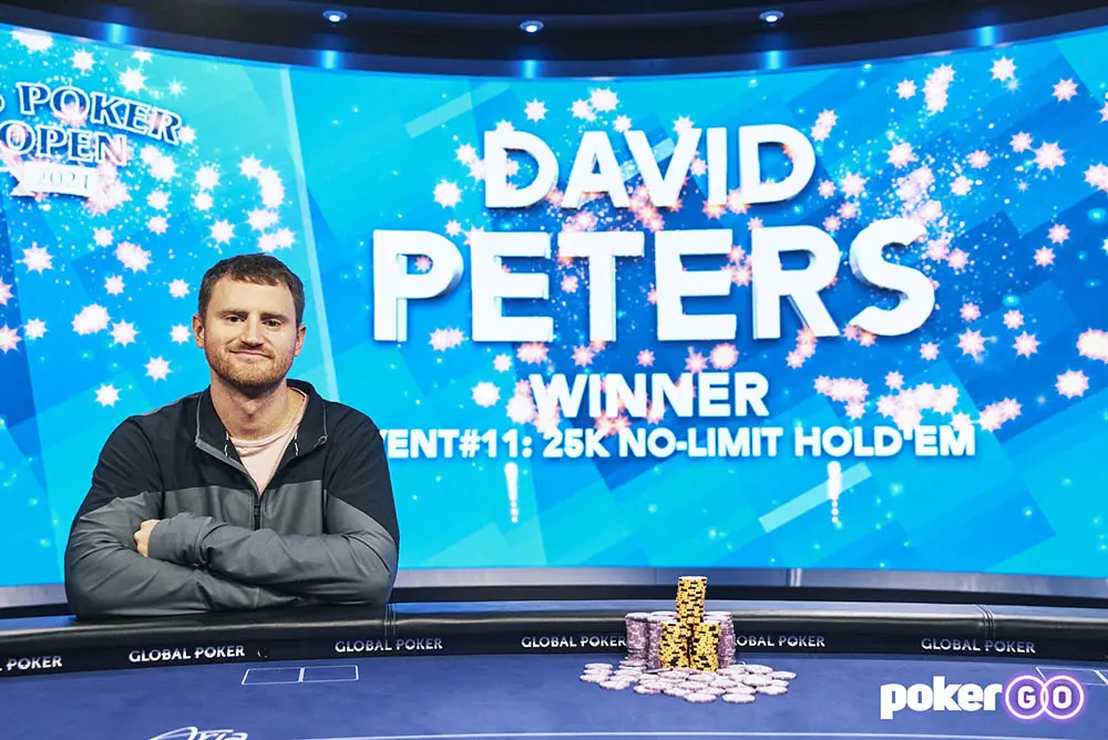 David Peters Wins U.S. Poker Open $25,000 Buy-In High Roller For His Third Title of the Series