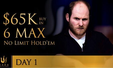 Triton Poker Series JEJU 2018 – 6-Max No Limit Hold’em $65K Buy-in, Day 1